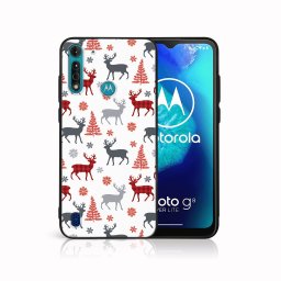 PROTEMIO MY ART borító karácsonyi dizájnnal Motorola Moto G8 Power Lite DEER (068)