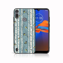 PROTEMIO MY ART borító karácsonyi dizájnnal Motorola Moto E6s BIRCH (072)
