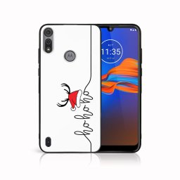 PROTEMIO MY ART borító karácsonyi dizájnnal Motorola Moto E6s HOHOHO (073)