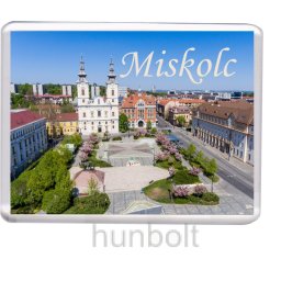 Miskolc -Belváros hűtőmágnes (műanyag keretes)