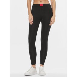 Hugo Leggings Thermal 50492277 Fekete Slim Fit
