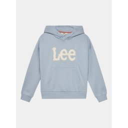 Lee Pulóver Wobbly Graphic LEG5124 Kék Regular Fit