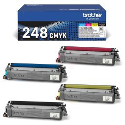 Brother TN-248 (TN248VAL) - eredeti toner, black + color (fekete + színes)