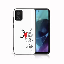 PROTEMIO MY ART borító karácsonyi dizájnnal Motorola Moto E22 / E22i HOHOHO (073)