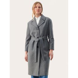 Part Two Gyapjú kabát Charlotte 30307776 Szürke Regular Fit