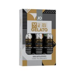 JO System Gelato - ízesített síkosító szett (3x30ml)