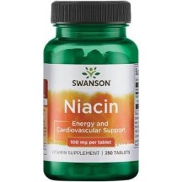 Swanson Niacin (B3-vitamin) tabletta - 250db