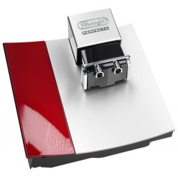 DeLonghi Perfecta kávéfőzőkhöz komplett ajtó, kifolyóval, piros és szürke