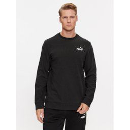 Puma Pulóver Ess Elevated 675974 Fekete Regular Fit