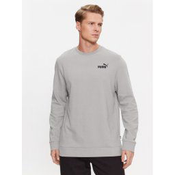 Puma Pulóver Ess Elevated 675974 Szürke Regular Fit
