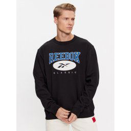 Reebok Pulóver Archive Essentials II0696 Fekete Regular Fit