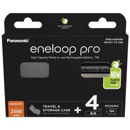Akku AA 2500mAh (4db) Panasonic Eneloop BK-3HCDEC4BE