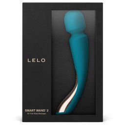 Lelo Smart Wand 2. akkumulátoros masszírozó, közepes méret (kék).