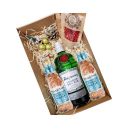 Karácsonyi Tanqueray gin tonik szett díszdobozban