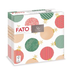 Fato Sztár karácsonyi szalvéta Bubble Gold 2 rétegű 38x38cm 40 szál/csomag