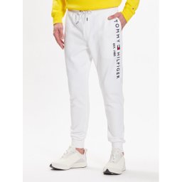 Tommy Hilfiger Melegítő alsó Basic Branded MW0MW08388 Fehér Regular Fit