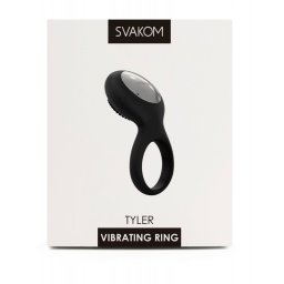 Svakom - Tyler vibrációs péniszgyűrű (fekete)