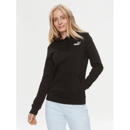 Puma Pulóver Ess+ Embroidery 670004 Fekete Regular Fit