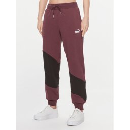Puma Melegítő alsó Puma Power Cat 673978 Bordó Regular Fit