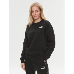 Puma Pulóver Ess+ 676801 Fekete Regular Fit