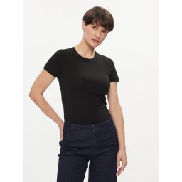 Pieces Póló Irene 17082526 Fekete Slim Fit