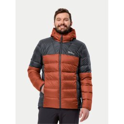 Jack Wolfskin Pehelykabát Nebelhorn Down Hoody 1207141 Piros Regular Fit