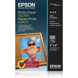 EPSON Fényes fotópapír 10x15cm 100 lap