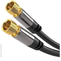 PREMIUMCORD kábel, műholdas antenna F hím - F hím (135 dB) 4x árnyékolt 3m