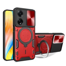 CD RING Védőborító állvánnyal Oppo A98 5G piroshoz