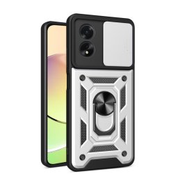 RING KAMERA Borító tartóval Oppo A38 ezüsthöz