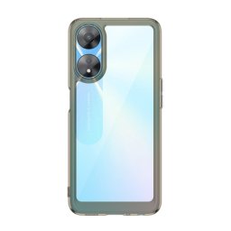 CRYSTAL Védőhuzat Oppo A78 szürke színhez