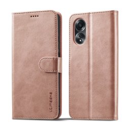 IMEEKE pénztárca tok Oppo A78 rose goldhoz