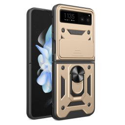 RING KAMERA Borító tartóval Motorola Razr 40 aranyhoz