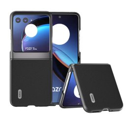 ABEEL LEATHER tok Motorola Razr 40 Ultra fekete