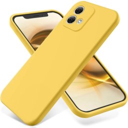 RUBBER Motorola Moto G84 5G védőburkolat sárga