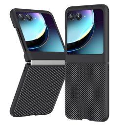CARBON Védőburkolat Motorola Razr 40 Ultra fekete