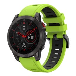 DOUBLE – RUBBER RUBBER szíj a Garmin Epix Gen 2 (2. generáció) készülékhez, világoszöld