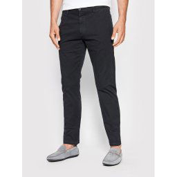 Hugo Chinos David222D 50468314 Fekete Slim Fit