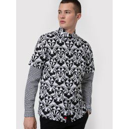 Hugo Ing Ebor 50449730 Fekete Straight Fit