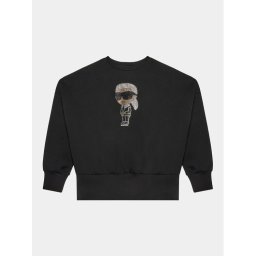 Karl Lagerfeld Kids Pulóver Z15458 D Fekete Regular Fit