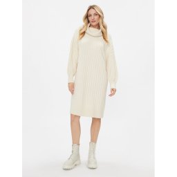 Tom Tailor Kötött ruha 1040038 Bézs Regular Fit