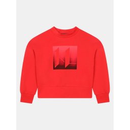 Karl Lagerfeld Kids Pulóver Z15461 D Piros Regular Fit