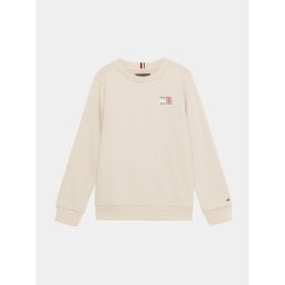 Tommy Hilfiger Pulóver New York Flag KB0KB08628 M Bézs Regular Fit