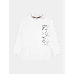 Boss Blúz J25O68 S Fehér Regular Fit