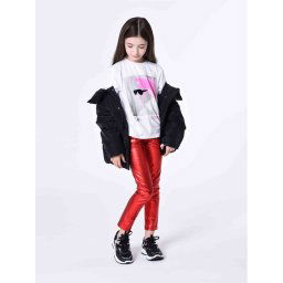 Karl Lagerfeld Kids Szövet nadrág Z14219 S Piros Skinny Fit