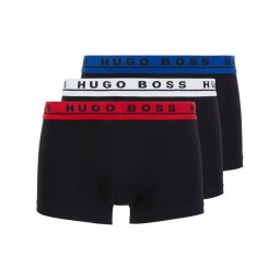 Boss 3 darab boxer 3P Co/El 50442623 Fekete