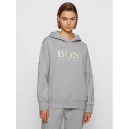 Boss Pulóver C_Edelight_Active 50457385 Szürke Relaxed Fit
