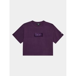 DKNY Póló D35T02 S Lila Regular Fit