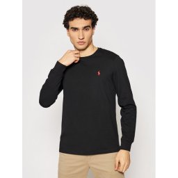 Polo Ralph Lauren Hosszú ujjú Classics 710671468001 Fekete Custom Slim Fit