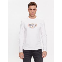 Guess Hosszú ujjú M4RI34 J1314 Fehér Slim Fit